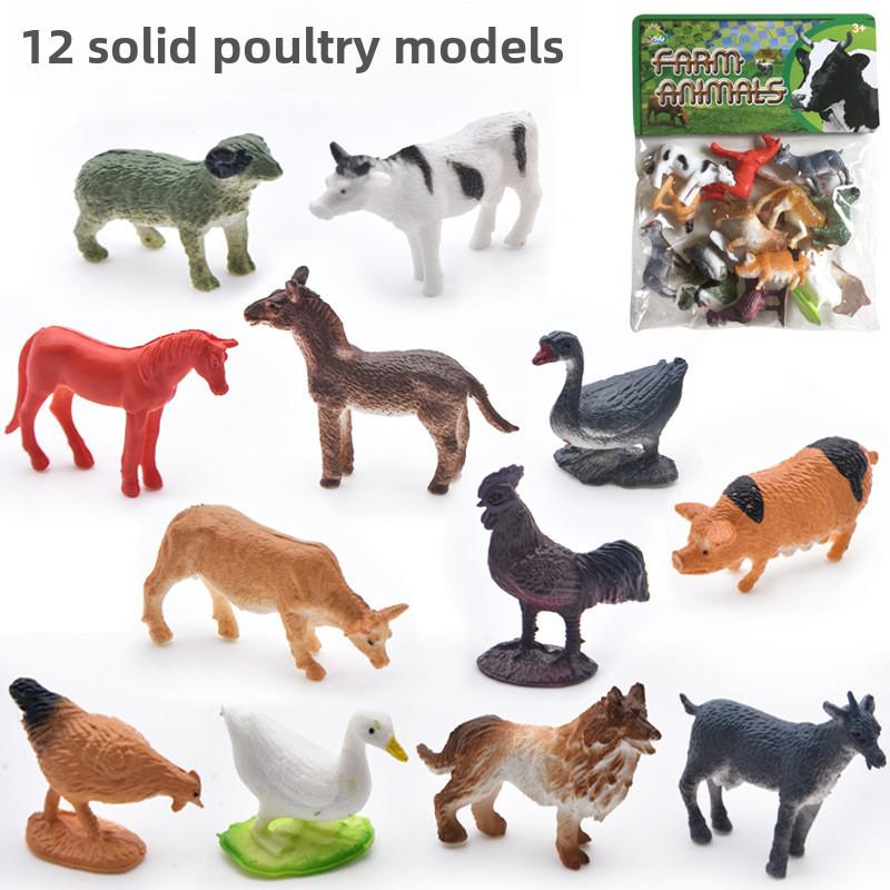 Dinosaur and Wildlife Animal Model Toy Sets