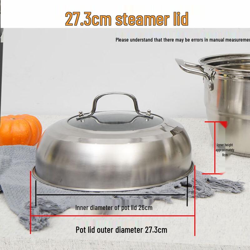 

Yiceng Stainless Steel Visual Steamer Pot Lid