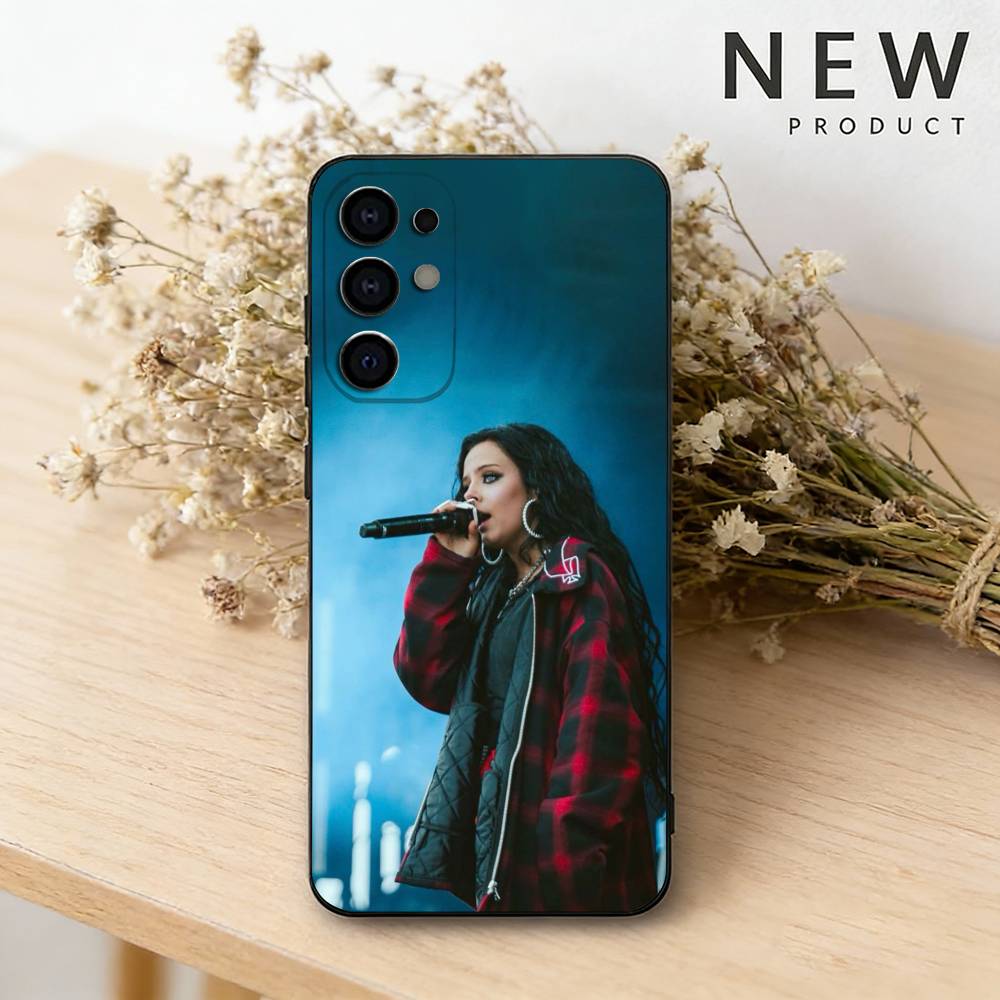 

Singer J-Jessie Murph Phone Case For Samsung S26,25,24,23,22,30,21,10,9,Ultra,Plus,Lite Black Soft Case Samsung S225G
