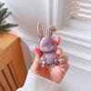 Mobile Phone Stand Trolley Rabbit Carrying Cartoon Self-adhesive Strong Adorable Capacity Electroplated Ring Finger Mobile Phone