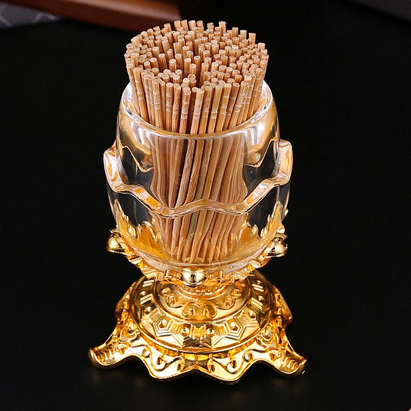 Nordic Toothpick Box with Lid Creative Alloy Egg-shaped Toothpick Holder for Kitchen Restaurant ornaments