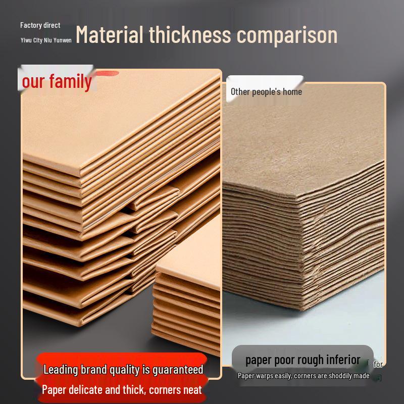 Thick Kraft Paper A4 Document Bag for Contracts and Storage