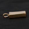 925 Sterling Silver Black Onyx Octagon Pendant Gold Plated Minimal Fine Jewelry Gift for Her