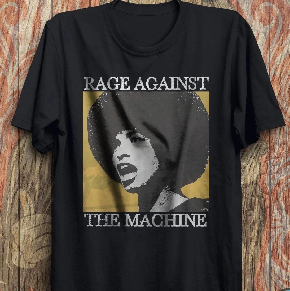 Rage Against The Machine Protest Graphic Rock Band T-Shirt Black Unisex - T440 S