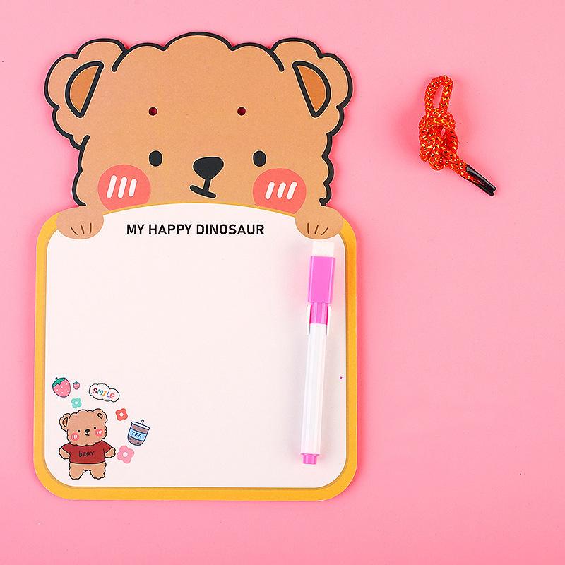 Children Cartoon Animal Erasable Drawing Board Toy Funny Early Education Double-sided Paperboard Writing Graffiti Drawing Boards
