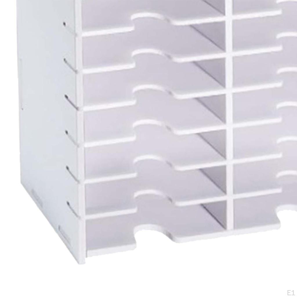 Craft Paint Storage Organizer Ink Pad Holder Desktop Rack Artists Tool Audio Tape