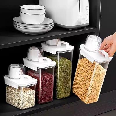 Rice Bucket, Flour Storage Tank, Insect Proof, Moisture-proof, Sealed, Grain Starch, Bean Packaging, Rice, Grains, Miscellaneous Grains Storage Box