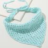Women Turban Crocheted Headband Solid Color Headwear Knitted Hairband Girls Vacation Photo Prop Lady Turban