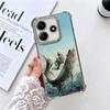 Hunting Fishing Man Plating Phone Case For Xiaomi Redmi Note 14 15 Pro Plus 13 12 11 11S 11T 10 9S 9 5G Anti-Fall Airabag Cover