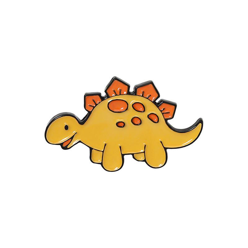 Cute Cartoon Charming Dinosaur Brooch Set Fashionable Pin Accessories For Bags Clothing