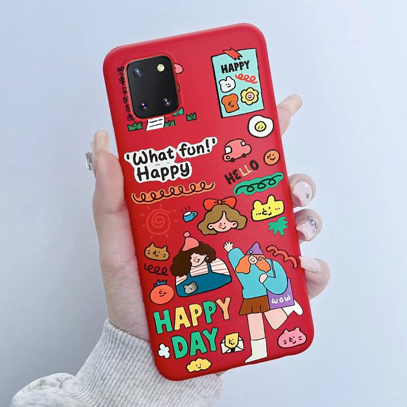 For Samsung Galaxy Note 10 Lite Case N770F Soft TPU Silicone Cover Cute Astronaut Panda Phone Case GalaxyNote 10Lite Coque Funda