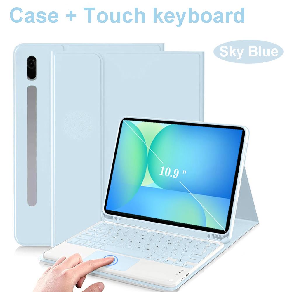 Case for Samsung Tab S10 FE 10.9 Inch , Bluetooth Keyboard Cover for Galaxy Tab S10 FE 10.9 SM-X520/X526/X526B