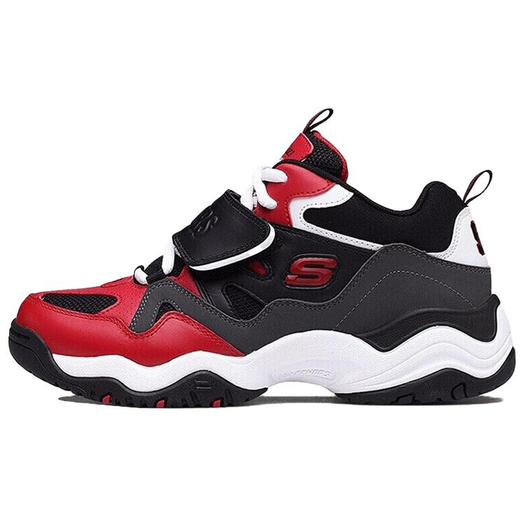 (WMNS) Skechers D Lites Train Mid-Top Daddy Shoes Red/Black Women s 99999111-RDBK EU 35
