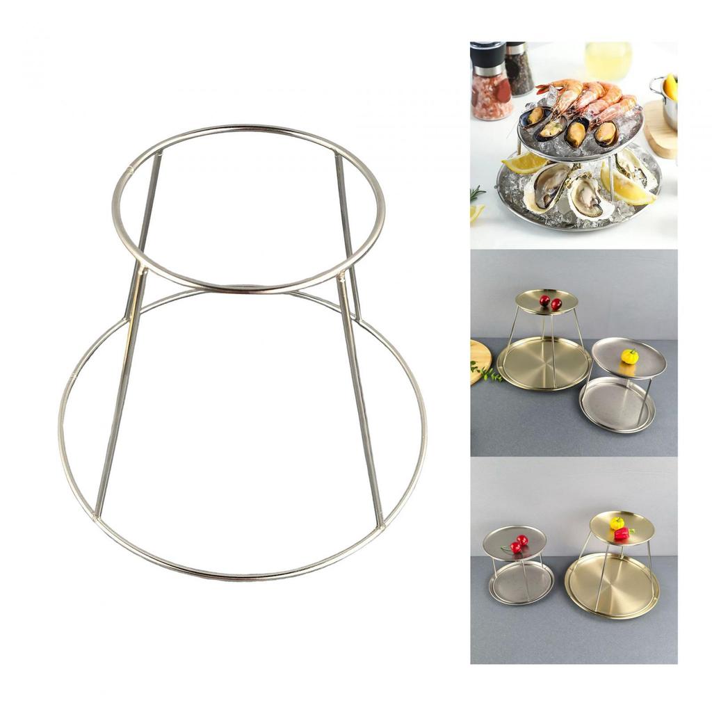 Tray of Round Steel Food Stainless Versatile Accessories
