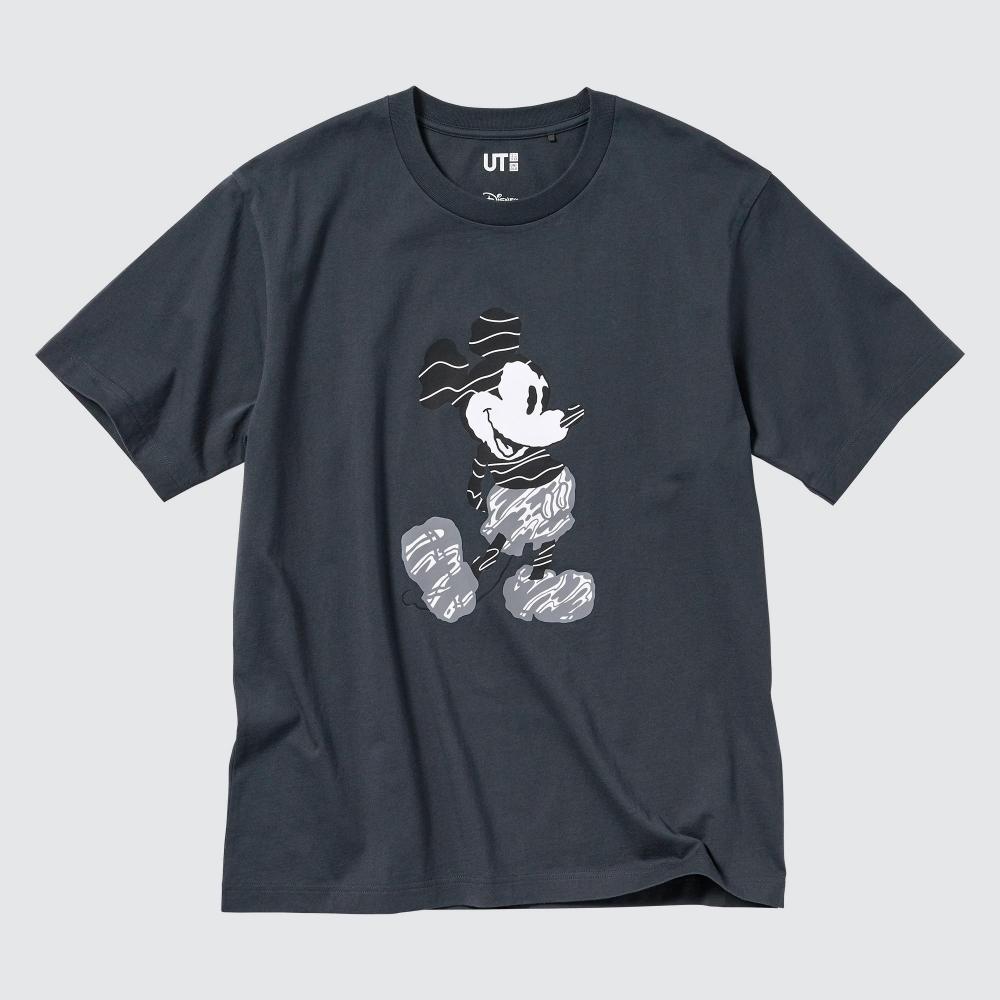 

UNIQLO JAPAN Футболка с рисунком Mickey Stans UT, короткий рукав, стандартный крой