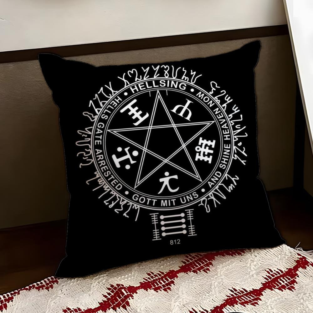 Anime CCastlevania Cushion Cover Reversible Soft Durable Pillow Cover Home Car MultiScene Use for Daily Comfort