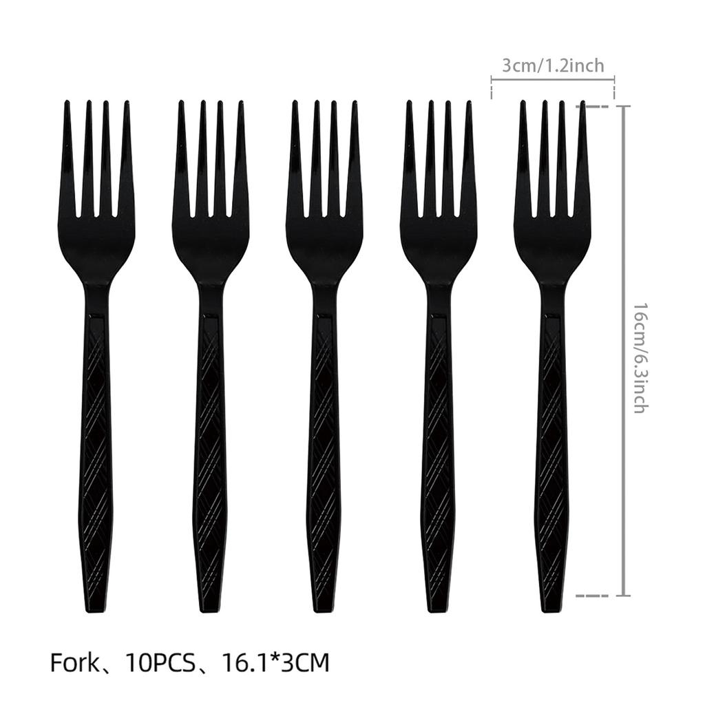 Black Bowknot Paper Plates Disposable Tableware Birthday Party Supplies Decorative Dinner Plates Napkins Baby Shower Party Decor