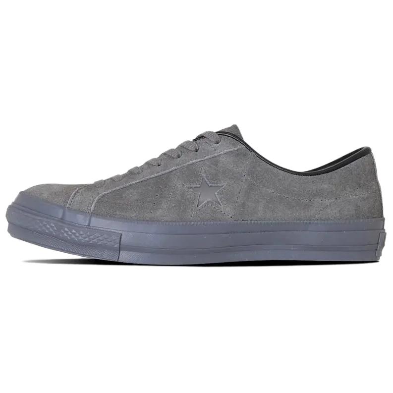 

Converse ONE STAR J Slip Resistant Abrasion Resistant Low top Skateboard Shoes Unisex Gray 35200800 42.5