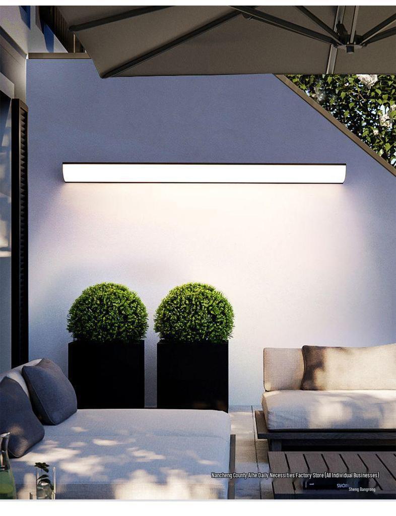 Outdoor LED Waterproof Wall Light - Super Bright Courtyard and Entrance Light for Balcony and Terrace