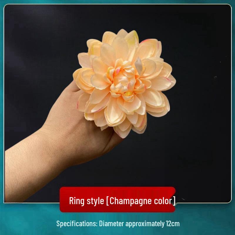 Dream Lotus Dance Peony Hand Flower for Women - Classical Dance Accessory