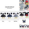Mickey Mouse Denim Bucket Hat With Breathable Uv Protection For Summer Fashion Accessories