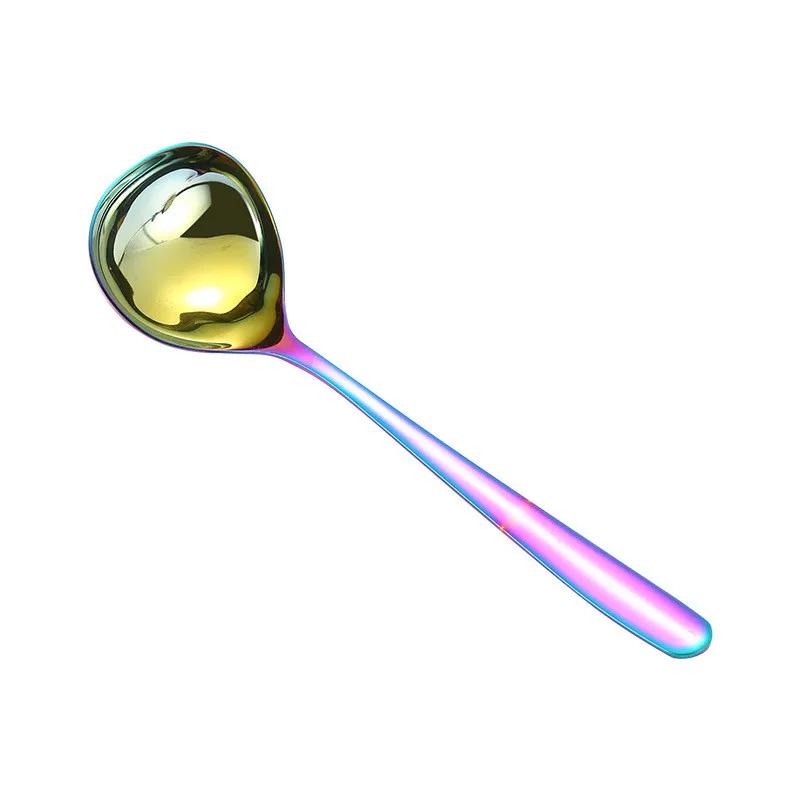1 Pcs 304 Edelstahl Löffel Familie Suppe Löffel Edelstahl Küche Kochen Löffel
