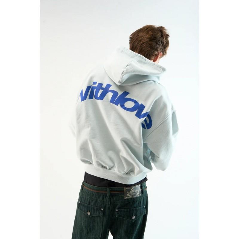 Unisex Oversized Hoodie Vintage Streetwear Sweatshirt With Print Loose Fit Daily Wear