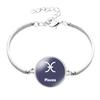Constellation Stylish Zodiac Alloy Bracelet Unisex Fashionable Simple Jewelry Design