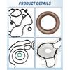 Timing Cover Gasket Fit for Dodge Grand Caravan Jeep Grand Cherokee Chrysler 2011-2017 3.2L 3.6L V6 Engine Replace TC1169