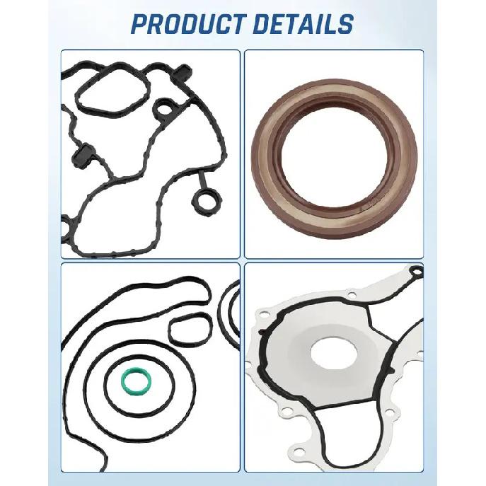 Timing Cover Gasket Fit for Dodge Grand Caravan Jeep Grand Cherokee Chrysler 2011-2017 3.2L 3.6L V6 Engine Replace TC1169