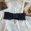 High Waist Female Waistband Lace Wide Waist Belt Slimming Denim Stretchy Cummerbunds  Female
