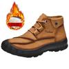 Fashion New Men's Plush Outdoor Travel, Mountain Climbing, Running, Desert Hiking, Anti Slip and Wear-resistant Men's Ankle Sports Boots