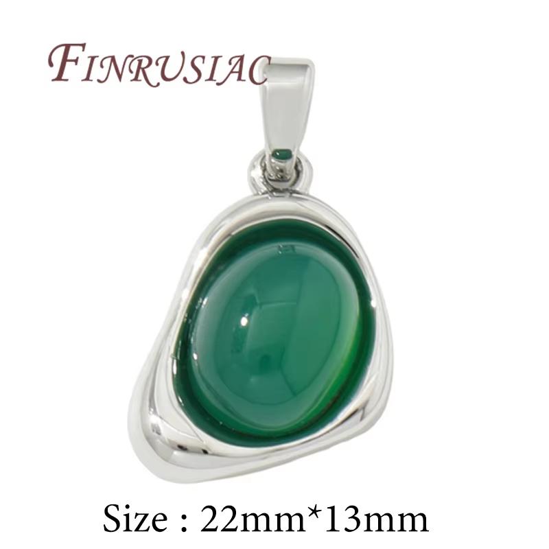 18K Real Gold Plated Natural Stone Charms For Jewelry Making,Pendants For Necklaces Making Accessories,DIY Jewelry Findings