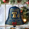 Vereinigte Staaten 250. Jahrestag Glockenornament Elegantes Andenken Weihnachtsornament Weihnachts-Jahrestagsglocken-Ornament