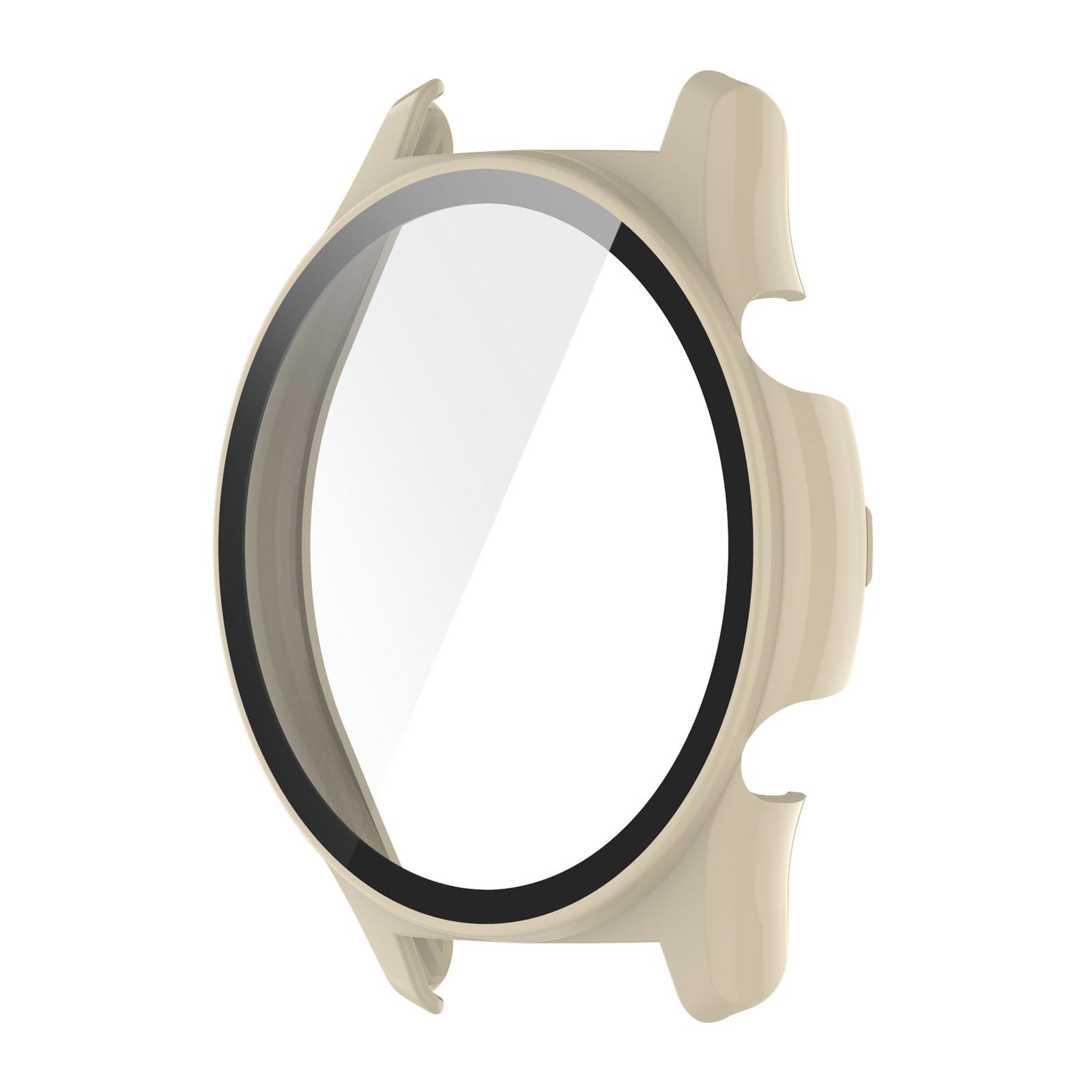 

Умные часы Защитные стекла Корпус Полная защитная крышка Устойчивый к царапинам ПК чехол для Honor Watch GS4 бежевый