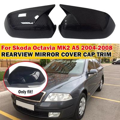 Για Skoda Octavia MK2 A5 2004-2008 Για VW Polo 2005-2009 Αυτοκόλλητο Αυτοκινήτου Κάλυμμα Καθρέπτη Πλευρικού Οπισθοπορείας Κάλυμμα Φτερού Εξωτερικό Κάλυμμα Θήκης Πόρτας