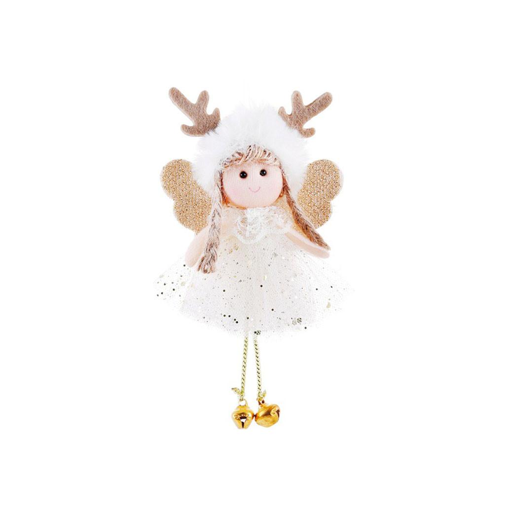 Christmas Tree Creative Decoration Pendant Cute Angel Lace Doll Ornament