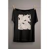 Creepy Cute Rat Shirt Rat Lover Tee Cool Gothic T-shirt Women Punk Style Tees Grunge Graphic Tee Hipster Tops