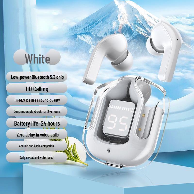 

Second Gen Bluetooth Wireless Headphones: High-Quality Sound, Long Listening Time, Sport-Ready, Universal Compatibility, White. белый