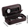 Delesys 2/3/4/8 Slots Embedded Portable Travel Storage Bag For Watch/Daily Necessities Storage Box Leather Zipper Watch Box