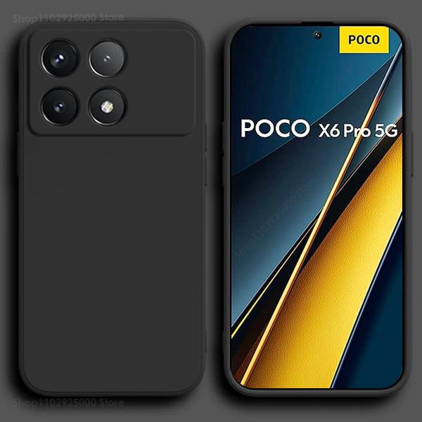 Pro Poco X6 Pro Pouzdro Tekuté Silikonové Pouzdro na Telefon Pro Xiaomi Poco X6 Pro 5G Měkký Kryt