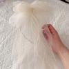 Flowing Bow Veil Hair Hoop Polyester Bridal Tulle Fashion Girls Head Gauze  Party Cosplay