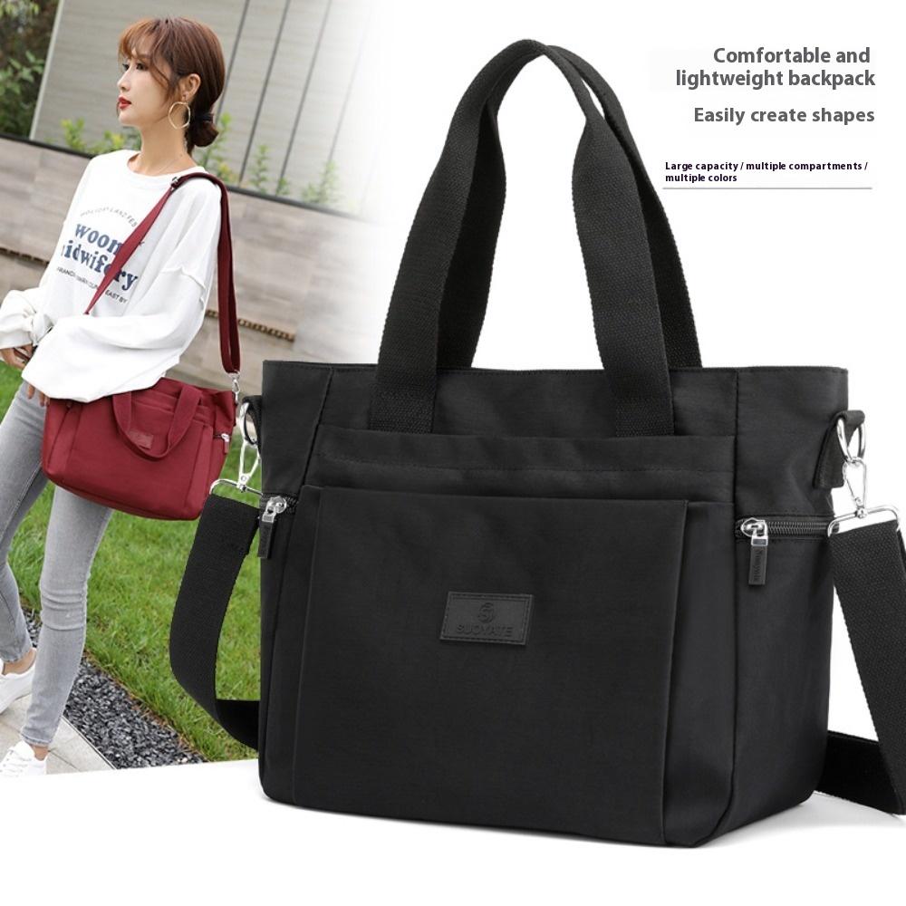 Autumn and Winter Nylon Women's Bag Casual Large-capacity Travel Bag Anti-splashing Multi-pocket Portable Messenger Shoulder Women's Bag