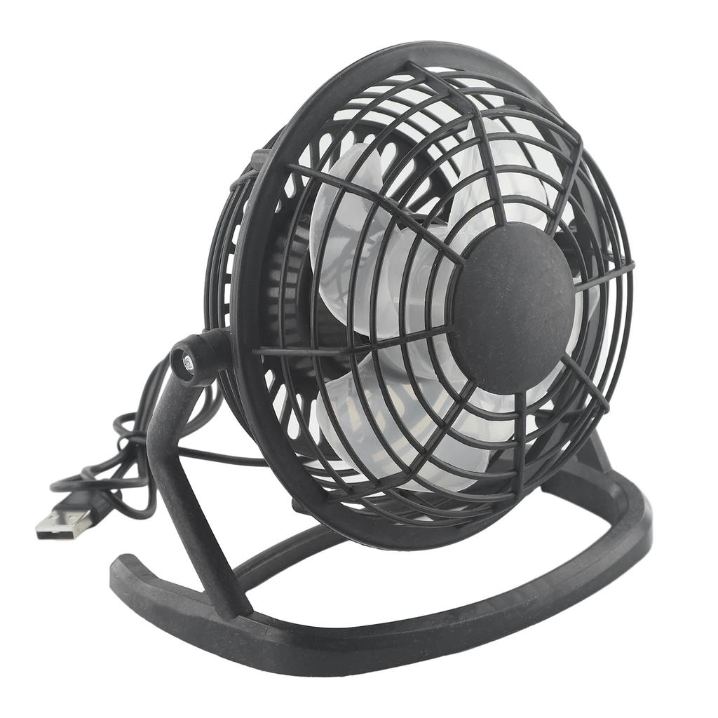 Portable Fans USB Fan 15*9*14.5cm ABS+Electronic Components Office Student Dormitory Blue/Black Home UseUltra Quiet