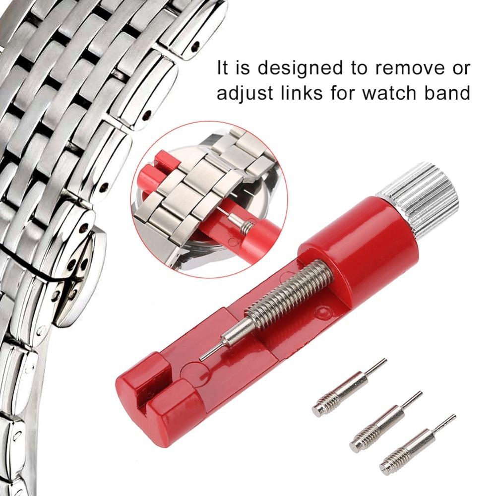 Metal Watch Band Adjuster Sizing Tool  Daily Household Watch Strap Length Adjustment красный