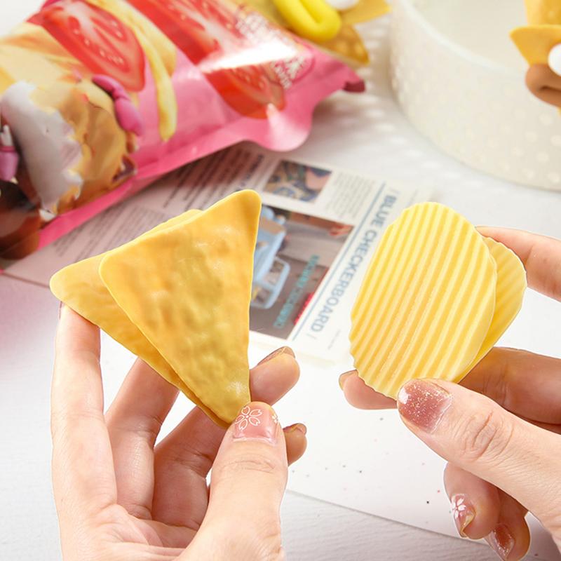 10er-Pack Chip-Klammern Runde/Dreieckige Chip-Klammern Minimalistische Buchzubehör Notizbuch Snack Foto Journal Klammer