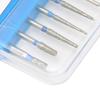 10pcs Dental Polishing Burs Drill High Speed Stainless Steel Dental Burs Drill Kit for Grinding