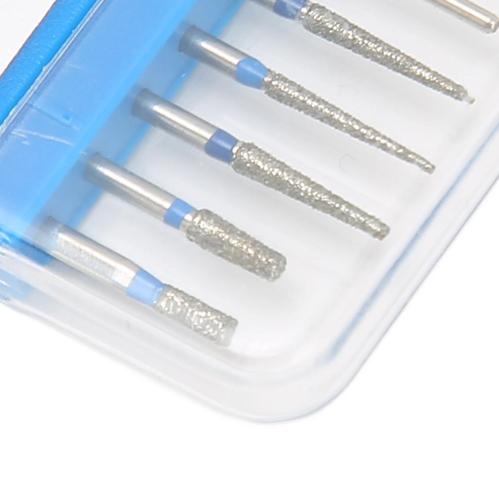 10pcs Dental Polishing Burs Drill High Speed Stainless Steel Dental Burs Drill Kit for Grinding