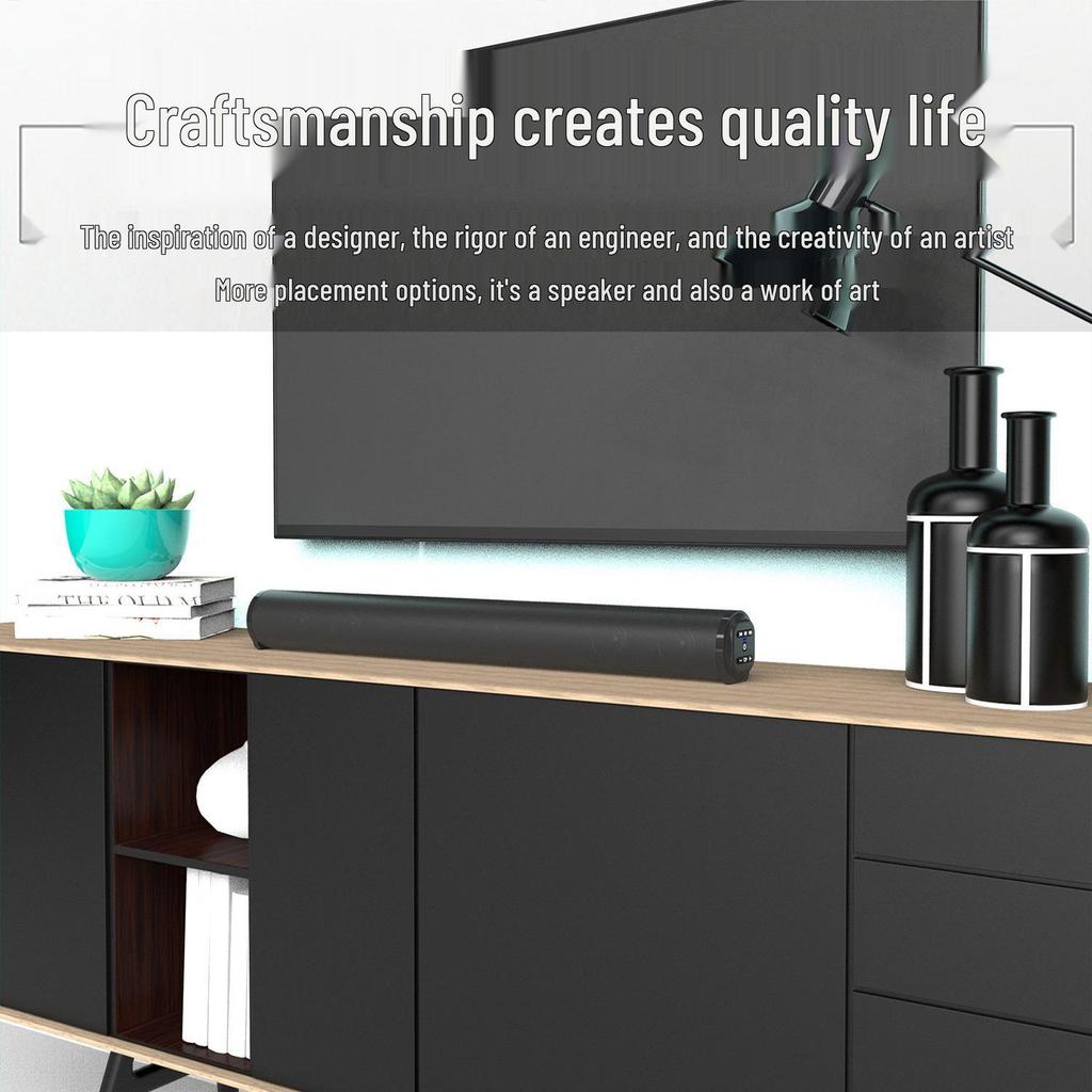 BS-10 Wireless Bluetooth Speaker & Long TV Soundbar, Compatible with Computer & Projector.