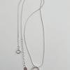 Melliv Silver Melting Open Round Necklace_mvn40